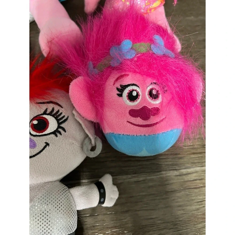 Trolls Plush Lot of 6 Dolls Stuffed Animals Toy‎ Figures Kids Collection